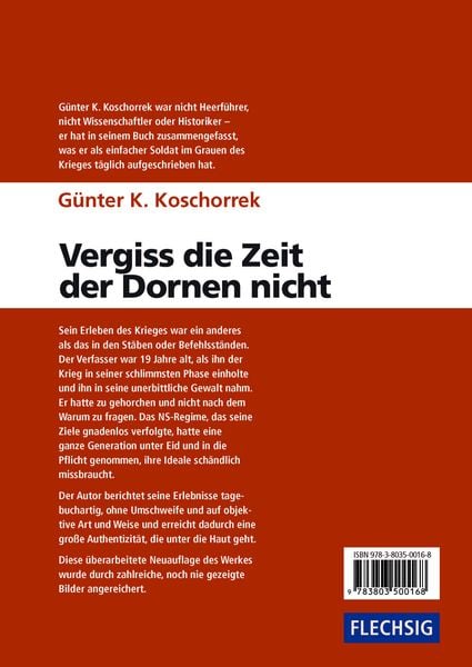 Produktbild: Vergiss die Zeit der Dornen nicht
