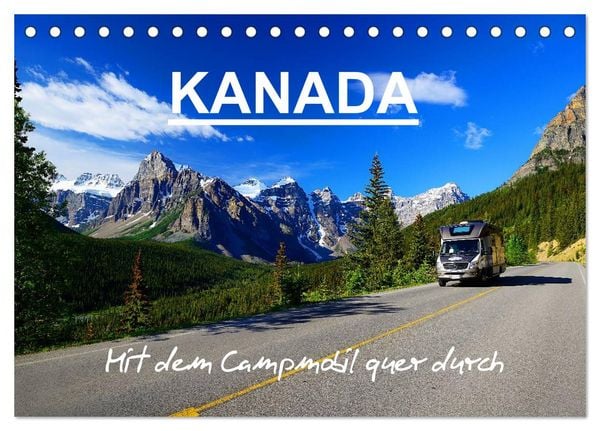 Produktbild: KANADA - Mit Campmobil quer durch (Tischkalender 2026 DIN A5 quer), CALVENDO Monatskalender