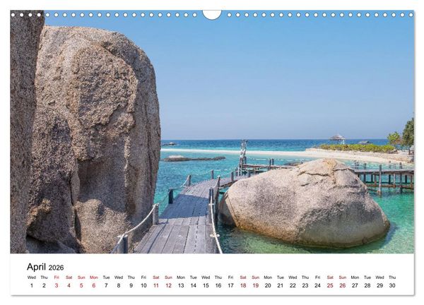 Produktbild: Destination Thailand (Wall Calendar 2026 DIN A3 landscape), CALVENDO 12 Month Wall Calendar