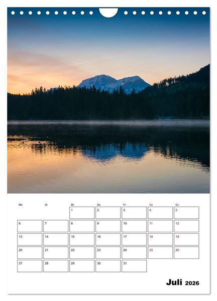 Produktbild: Traumhaftes Berchtesgadener Land (Wandkalender 2026 DIN A4 hoch), CALVENDO Monatskalender