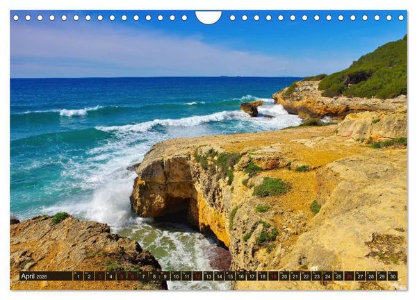 Produktbild: Costa de Ponent - Unterwegs zwischen Barcelona und Tarragona (Wandkalender 2026 DIN A4 quer), CALVENDO Monatskalender