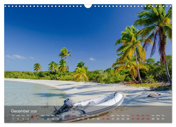 Produktbild: Dream Beaches worldwide (Wall Calendar 2026 DIN A3 landscape), CALVENDO 12 Month Wall Calendar