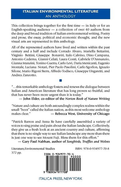 Produktbild: Italian Environmental Literature