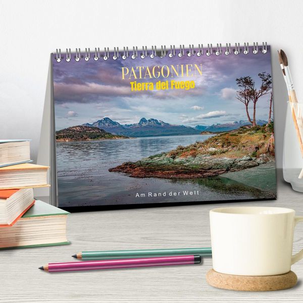 Produktbild: Patagonien, Tierra del Fuego: Am Rand der Welt (Tischkalender 2026 DIN A5 quer), CALVENDO Monatskalender