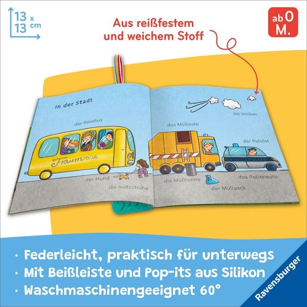 Produktbild: Mein Knuddel-Knautsch-Buch: flip&pop. Meine Fahrzeuge