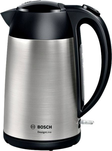 Bosch Haushalt TWK3P420 Wasserkocher Silber Fassungsvermögen: 1.7l