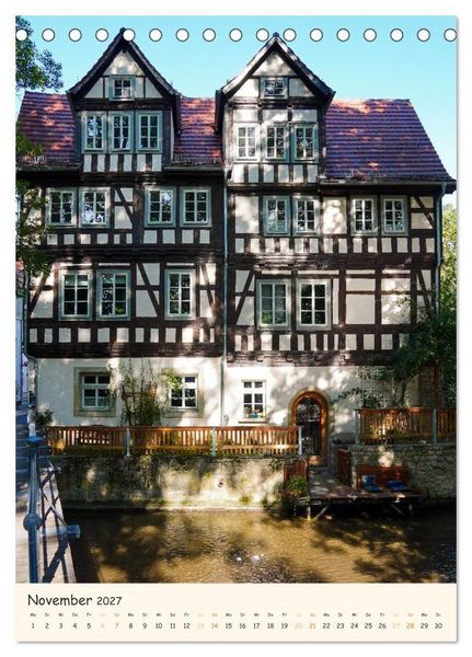 Produktbild: Erfurt von seiner sch&ouml;nsten Seite (Tischkalender 2027 DIN A5 hoch), CALVENDO Monatskalender