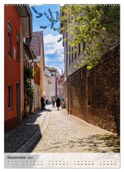 Produktbild: Ein Blick auf Erfurt in Farbe (Wandkalender 2027 DIN A2 hoch), CALVENDO Monatskalender
