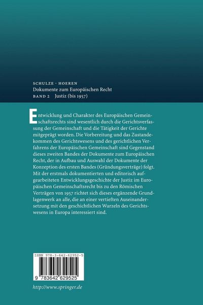 Produktbild: Dokumente zum Europ&auml;ischen Recht