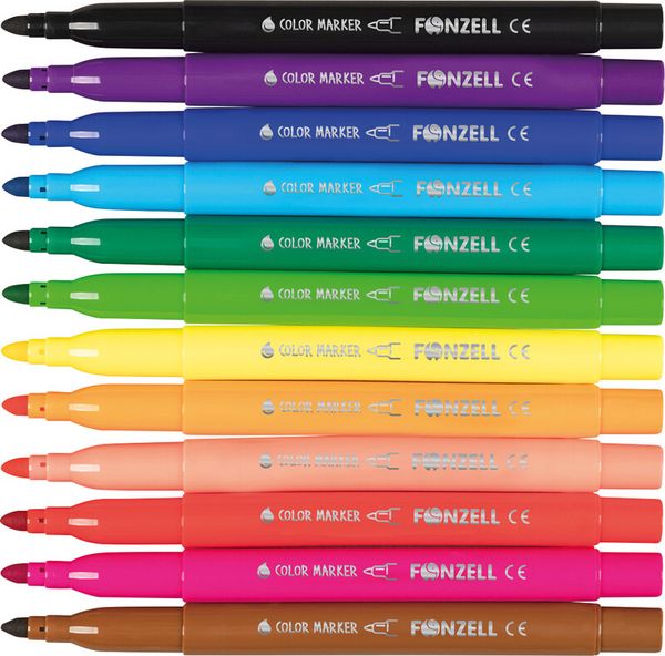 Produktbild: Marker auswaschbar kids 12er