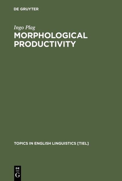 Produktbild: Morphological Productivity