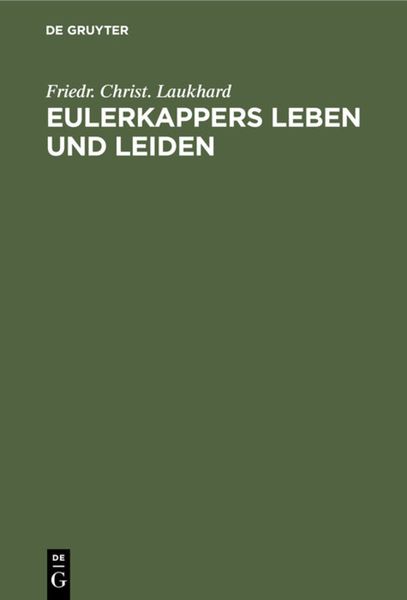 Produktbild: Eulerkappers Leben und Leiden