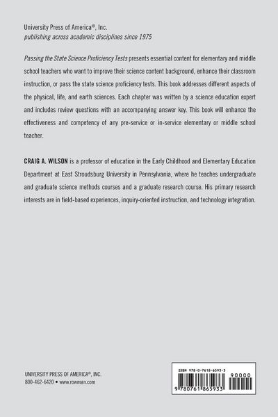 Produktbild: Passing the State Science Proficiency Tests
