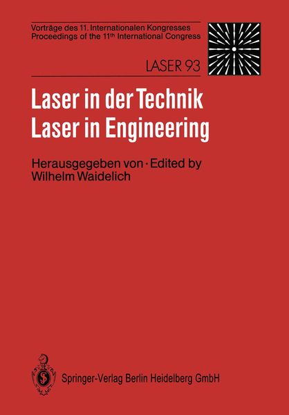 Produktbild: Laser in der Technik / Laser in Engineering