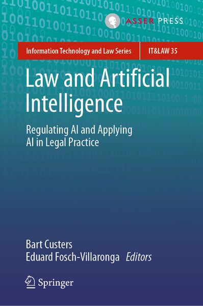 Produktbild: Law and Artificial Intelligence