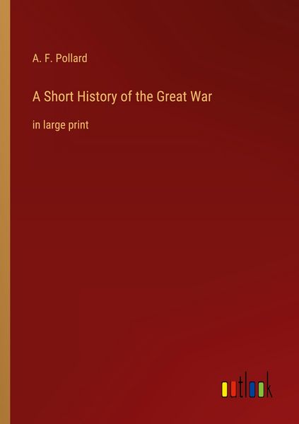 Produktbild: A Short History of the Great War