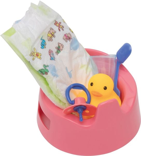 Puppen-Töpfchenset mit Zubehör, & 15 cm