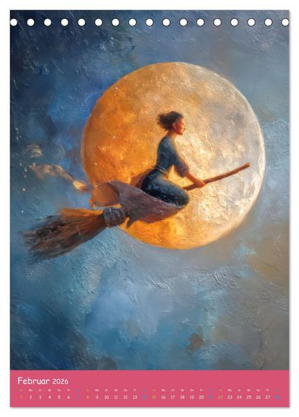 Produktbild: Vollmond - Im Bann des Vollmonds (Tischkalender 2026 DIN A5 hoch), CALVENDO Monatskalender