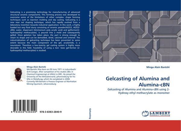 Produktbild: Gelcasting of Alumina and Alumina-cBN