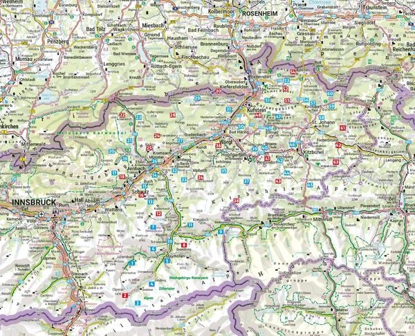 Produktbild: ROTHER Wanderbuch Leichte Wanderungen Zillertal - Achensee - Kaisergebirge - Kitzb&uuml;hel