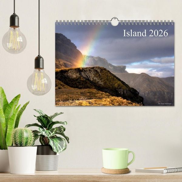 Produktbild: Island 2026 (Wandkalender 2026 DIN A4 quer), CALVENDO Monatskalender