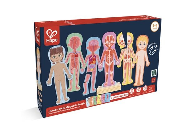 Produktbild: Hape - Magnetisches Puzzle Menschlicher K&ouml;rper