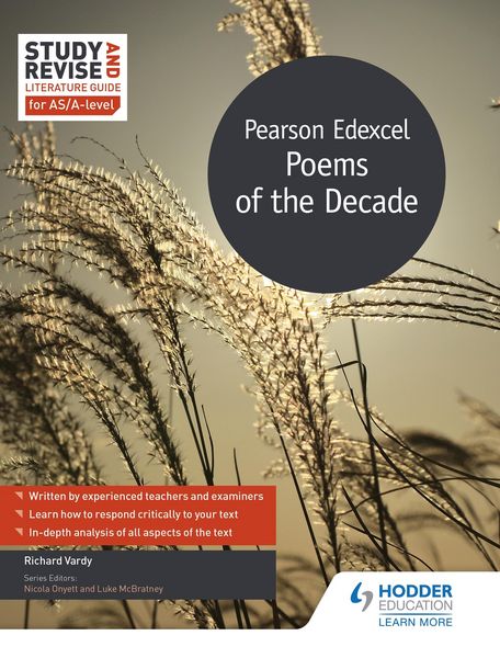 Produktbild: Study and Revise Literature Guide for AS/A-level: Pearson Edexcel Poems of the Decade