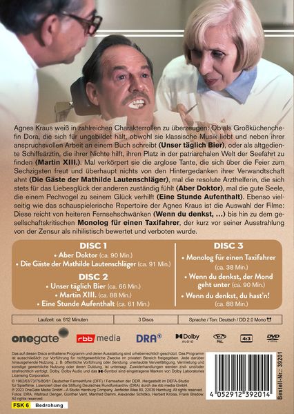 Produktbild: Agnes Kraus Box 2 (DDR TV-Archiv) [3 DVDs]