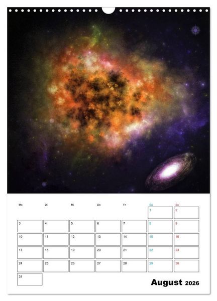 Produktbild: Im Weltraum (Wandkalender 2026 DIN A3 hoch), CALVENDO Monatskalender