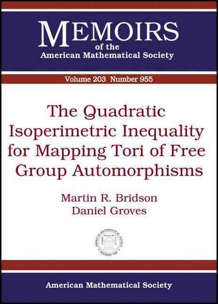 Produktbild: The Quadratic Isoperimetric Inequality for Mapping Tori of