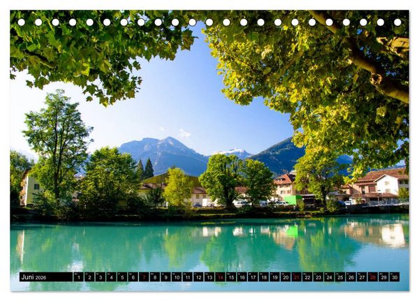 Produktbild: Schweizer Sch&ouml;nheiten (Tischkalender 2026 DIN A5 quer), CALVENDO Monatskalender