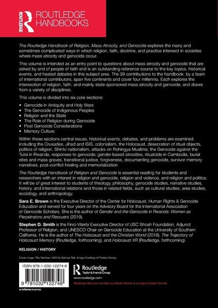 Produktbild: The Routledge Handbook of Religion, Mass Atrocity, and Genocide