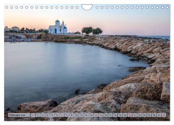 Produktbild: Cyprus, the sunny Mediterranean paradise (Wall Calendar 2026 DIN A4 landscape), CALVENDO 12 Month Wall Calendar