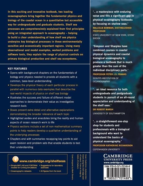 Produktbild: Introduction to the Physical and Biological Oceanography of Shelf Seas
