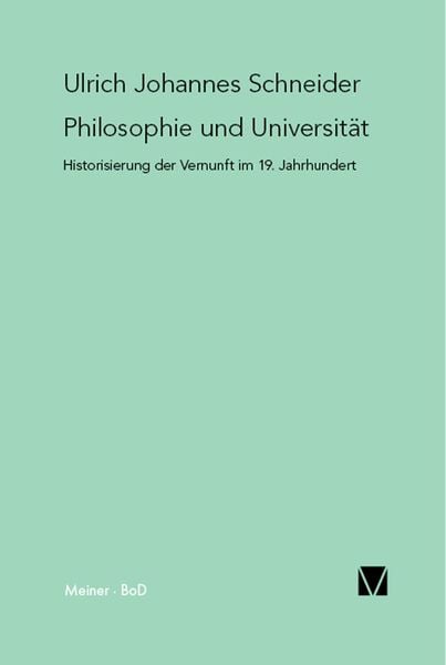 Produktbild: Philosophie und Universit&auml;t
