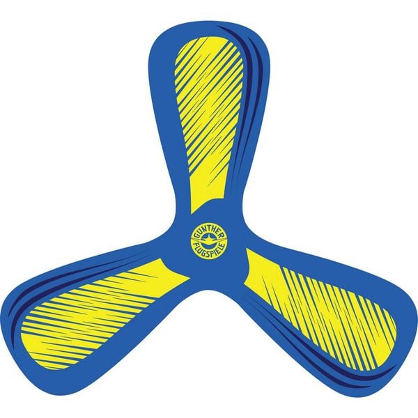 Paul Günther 1548 - BOOMERANG fürs Zimmer (Radius 1-3m), 21cm, 1 Stück (Farbauswahl nicht möglich!)