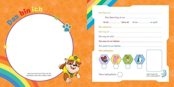 Produktbild: Paw Patrol: Ab heute bin ich Schulkind! Mein Erinnerungsalbum zum Schulanfang