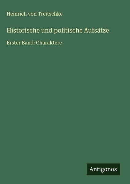 Produktbild: Historische und politische Aufs&auml;tze