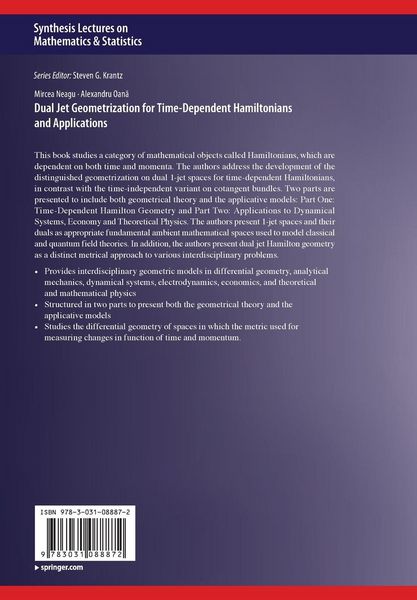 Produktbild: Dual Jet Geometrization for Time-Dependent Hamiltonians and Applications