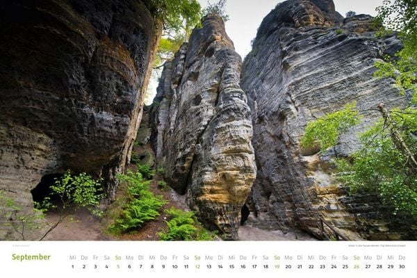 Produktbild: Kalender S&auml;chsische & B&ouml;hmische Schweiz 2027