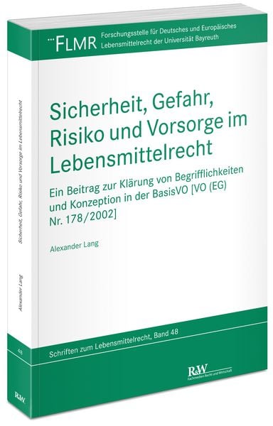Produktbild: Sicherheit, Gefahr, Risiko und Vorsorge im Lebensmittelrecht