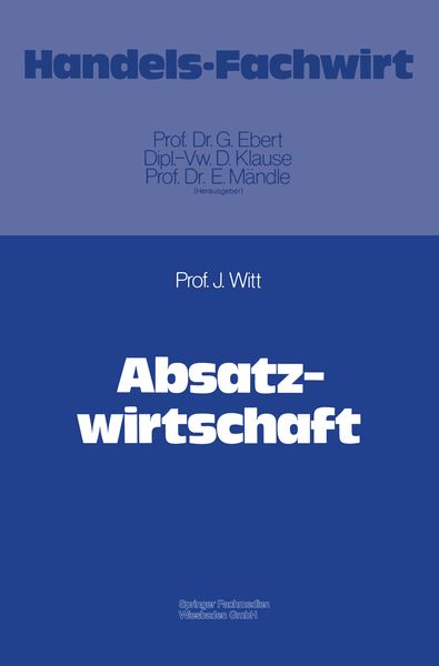 Produktbild: Absatzwirtschaft