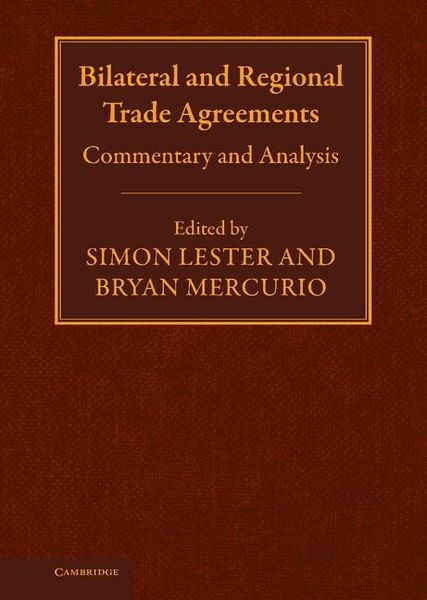 Produktbild: Bilateral and Regional Trade Agreements
