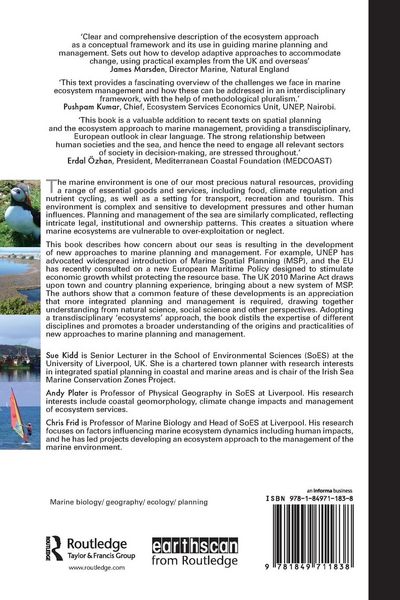 Produktbild: The Ecosystem Approach to Marine Planning and Management