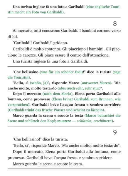 Produktbild: Italienisch lernen mit lustigen Kurzgeschichten (A1-A2) - L&rsquo;Asino di Positano (+ Audio-Online)