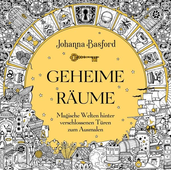 Geheime Räume, Taschenbuch von Johanna Basford, Mvg, 9783747405062