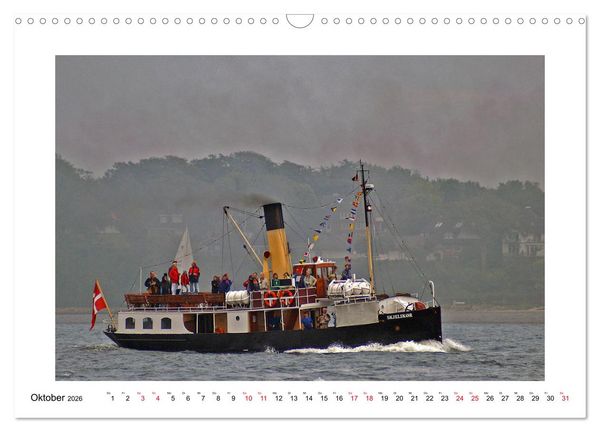 Produktbild: Rauchfahnen &uuml;ber der Ostsee - Schiffe unter Dampf (Wandkalender 2026 DIN A3 quer), CALVENDO Monatskalender