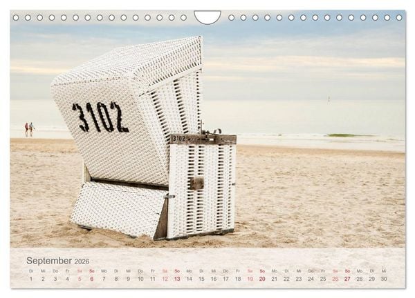 Produktbild: Das "Nordsee-Gef&uuml;hl" (Wandkalender 2026 DIN A4 quer), CALVENDO Monatskalender
