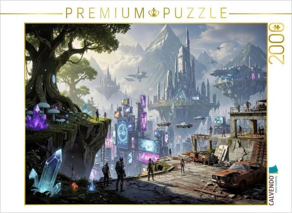 CALVENDO Puzzle Wo Welten erwachen. | 2000 Teile Lege-Größe 90x67cm Foto-Puzzle für glückliche Stunden