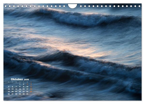 Produktbild: ... wie kleine Wellen tanzen ... (Wandkalender 2026 DIN A4 quer), CALVENDO Monatskalender